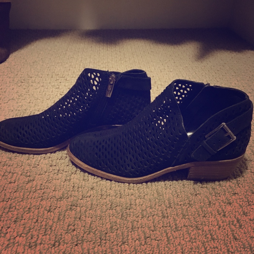 Leather booties